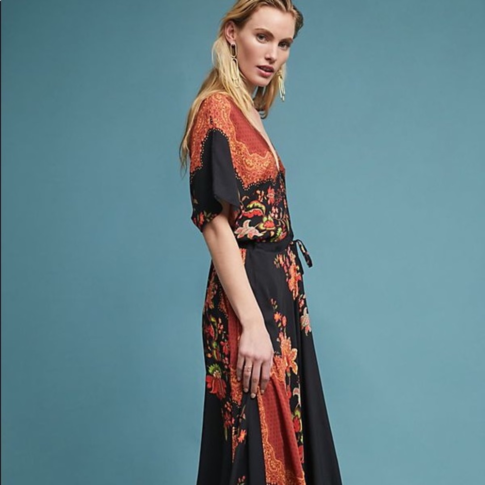 Anthropologie Farm Rio Marlow Dress